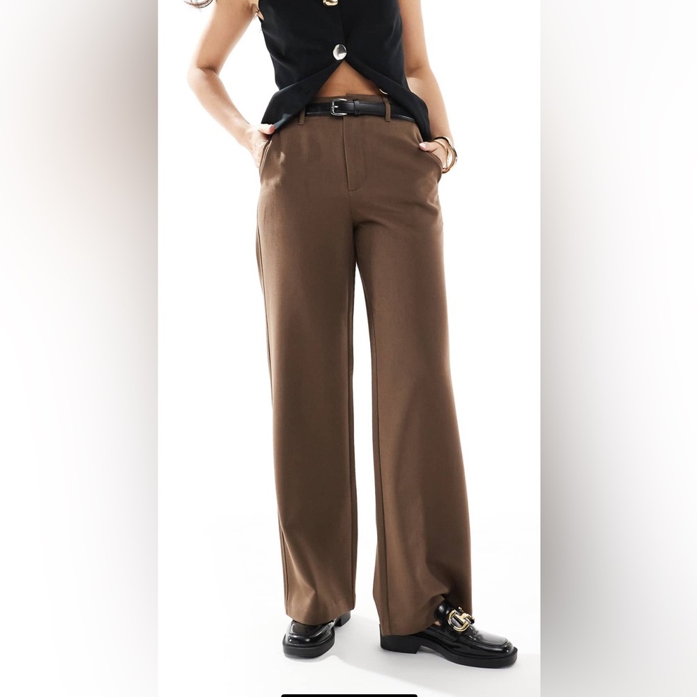 Stradivarius belted tailored pants
